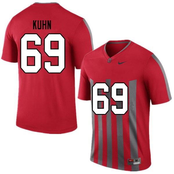 Ohio State Buckeyes #69 Chris Kuhn Men Stitch Jersey Throwback